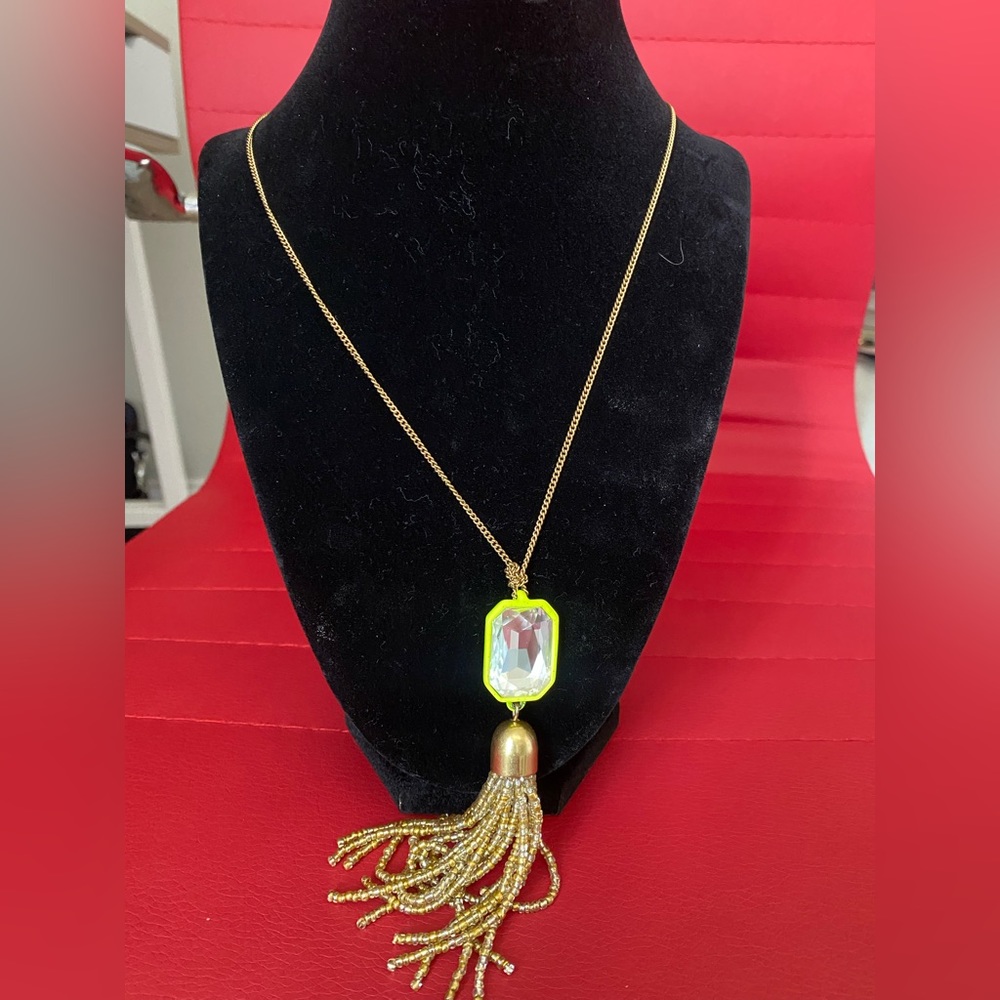 J.Crew Long statement necklace